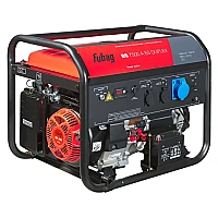 Бензиновый генератор FUBAG BS 7500 A ES DUPLEX в тихом зимнем кожухе 1200 RAL 7035